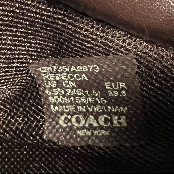 COACH Rebecca Khaki Chestnut Brown Sneakers Shoes Women's Size 8.5 - Picture 16 of 16